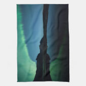 Northern Lights反射 キッチンタオル (縦)