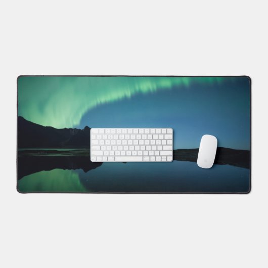 Northern Lights反射 デスクマット (キーボード&マウス)