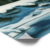 Northern Lights絵画のユーコン風景ポスター ポスター (角)