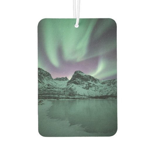 Northern Lights自然写真 カーエアーフレッシュナー (裏面)