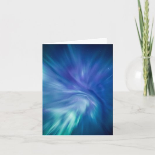 Northern Lights自然写真 カード (正面)