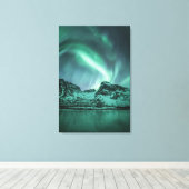 Northern Lights自然写真 キャンバスプリント (インサイチュ (ウッドフロア))