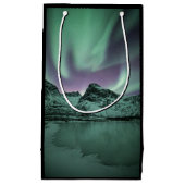 Northern Lights自然写真 スモールペーパーバッグ (正面)