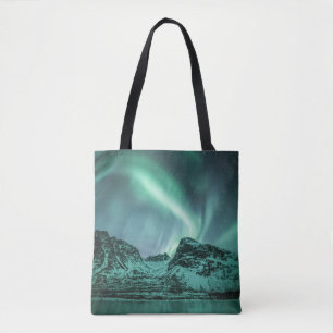 Northern Lights自然写真 トートバッグ