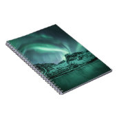 Northern Lights自然写真 ノートブック (右側)