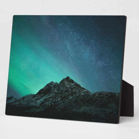 Northern Lights自然写真 フォトプラーク (側面)