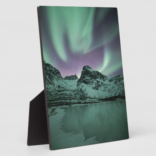 Northern Lights自然写真 フォトプラーク (側面)