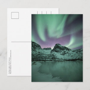 Northern Lights自然写真 ポストカード