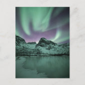 Northern Lights自然写真 ポストカード (正面)