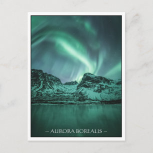 Northern Lights自然写真 ポストカード