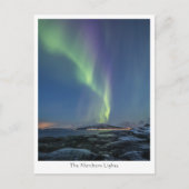 Northern Lights自然写真 ポストカード (正面)