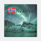 Northern Lights自然写真 マグネット (正面)