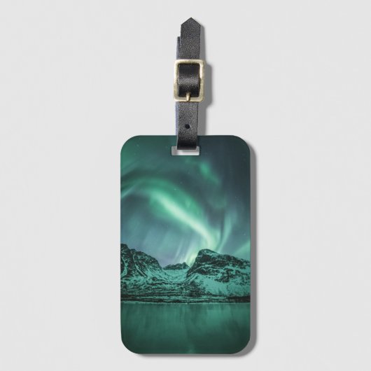 Northern Lights自然写真 ラゲッジタグ (正面縦)