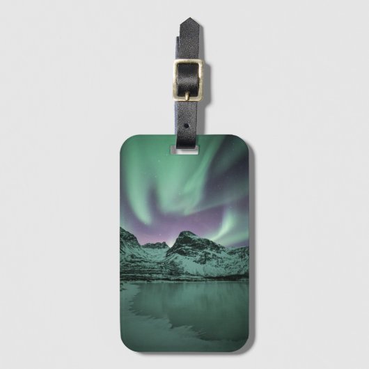 Northern Lights自然写真 ラゲッジタグ (正面縦)