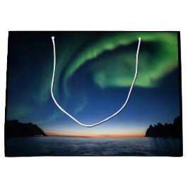 Northern Lights自然写真 ラージペーパーバッグ