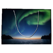 Northern Lights自然写真 ラージペーパーバッグ (裏面)