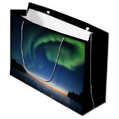 Northern Lights自然写真 ラージペーパーバッグ (正面アングル)