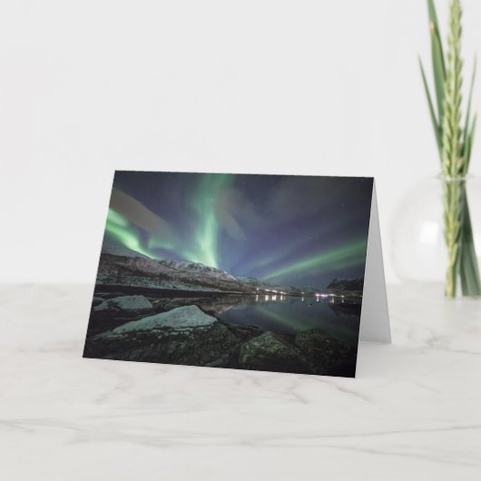 Northern Lights風景写真 カード (正面)