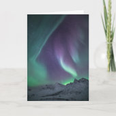 Northern Lights風景写真 カード (正面)