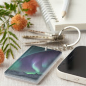 Northern Lights風景写真 キーホルダー (正面右)