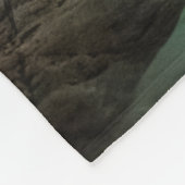 Northern Lights風景写真 フリースブランケット (角)