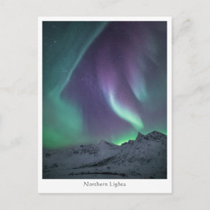 Northern Lights風景写真 ポストカード