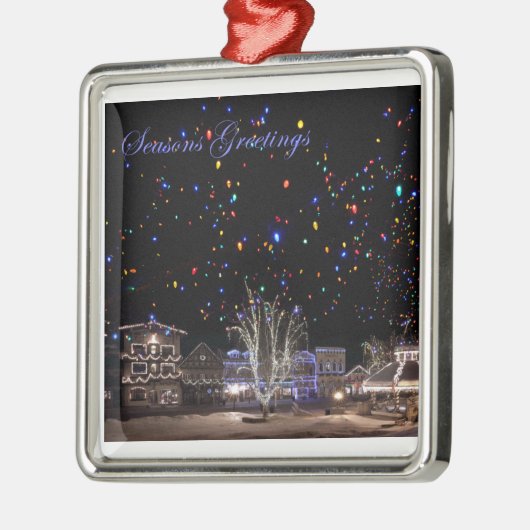 「Northern Lights」のクリスマスのオーナメント メタルオーナメント (左)