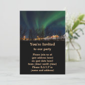 Northern Lights -オーロラBorealisアイスランド 招待状 (スタンド正面)