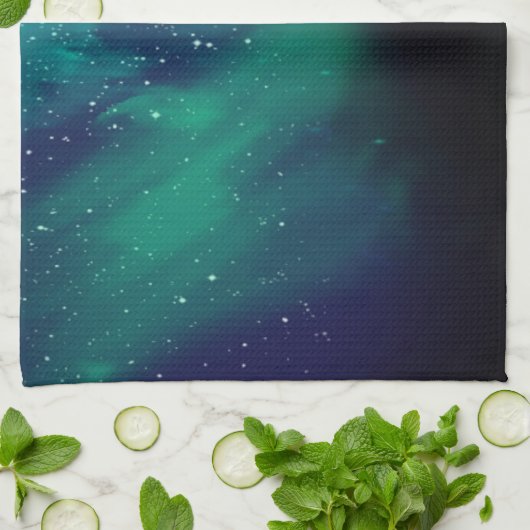 Northern Lights キッチンタオル (折り畳み)