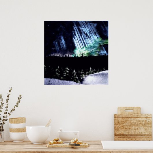 Northern Lights ポスター (キッチン)