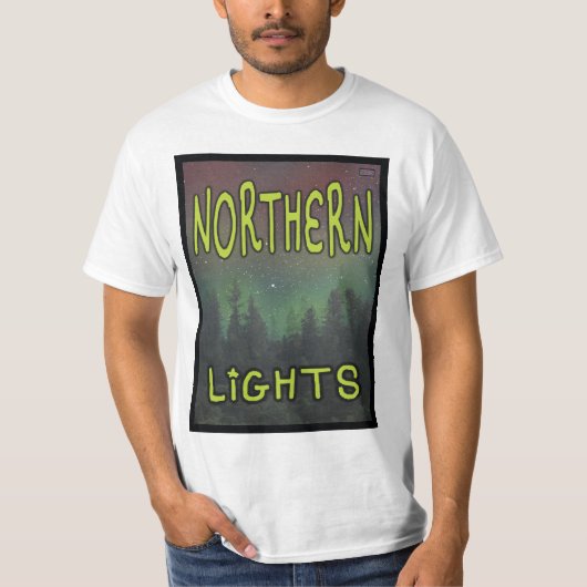 Northern Lights -価値ティー Tシャツ (正面)