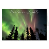 Northern Lights - 5" x 7"アートカード (正面横)