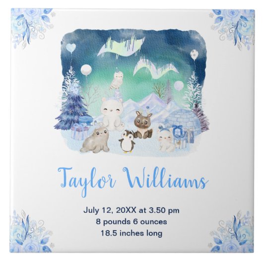 Northern Lights Arctic Animals Birth Statistics タイル (正面)