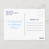 Northern Lights Arctic Animals Birthday ポストカード (裏面)