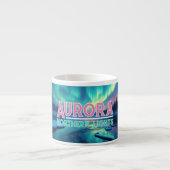 Northern Lights Aurora Borealis エスプレッソカップ (正面)