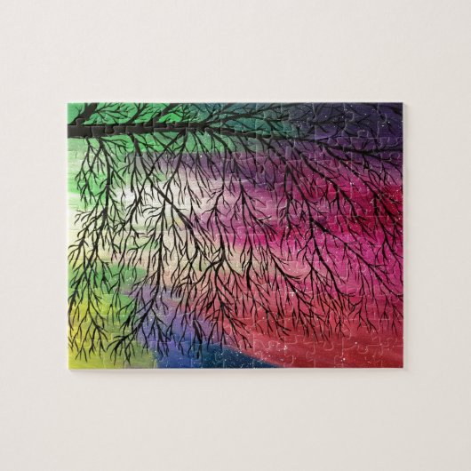 Northern Lights, Aurora Borealis ジグソーパズル (横)