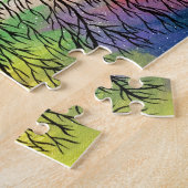 Northern Lights, Aurora Borealis ジグソーパズル (側面)