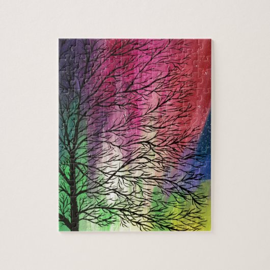 Northern Lights, Aurora Borealis ジグソーパズル (縦)