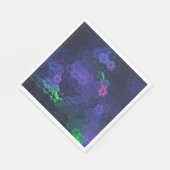 Northern Lights Aurora borealis スタンダードランチョンナプキン (角)