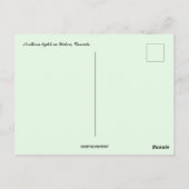 Northern Lights Aurora Borealis in Yukon Canada ポストカード (裏面)