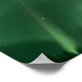 Northern lights, Aurora borealis, over foothills ポスター (角)