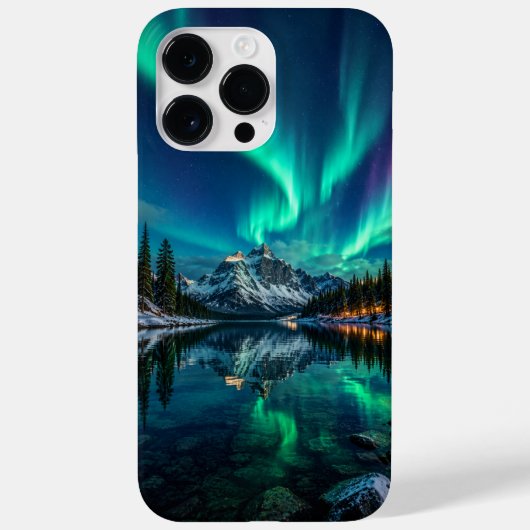 Northern Lights Cell Phone Case Case-Mate iPhoneケース (裏面)