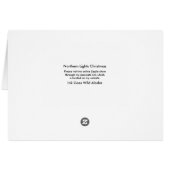 Northern Lights Christmas - 5" x 7"アートカード (裏面横)