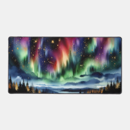  Northern Lights Desk Mat Aurora Borealis Desk Mat デスクマット