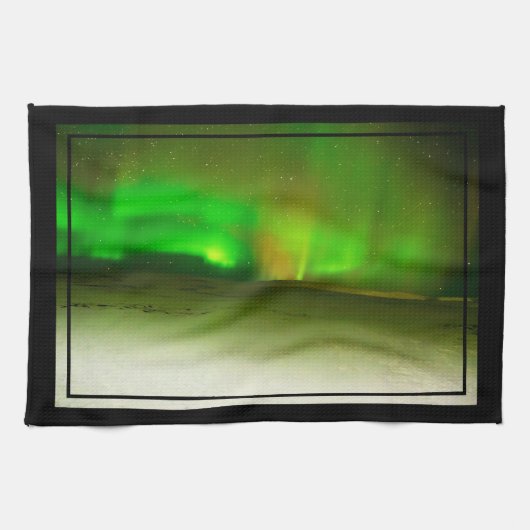 Northern Lights Dishtowel キッチンタオル (横)