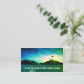 Northern Lights Empty Tomb Three Crosses Pastor 名刺 (スタンド正面)