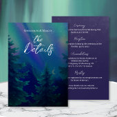Northern Lights Forest Details Enclosure Card 出欠カード