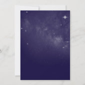 Northern Lights Forrest Magical Moment Wedding  招待状 (裏面)