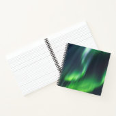 Northern Lights Glowing | North Iceland ノートブック (内部)