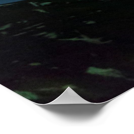 Northern Lights Glowing | North Iceland ポスター (角)